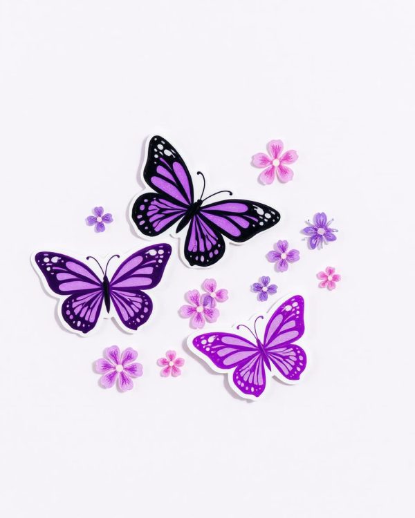 Butterfly & Floral Sticker Pack